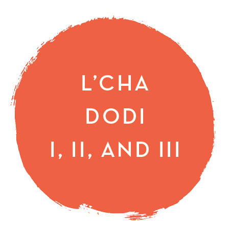 L'cha dodi i, iii, and iii