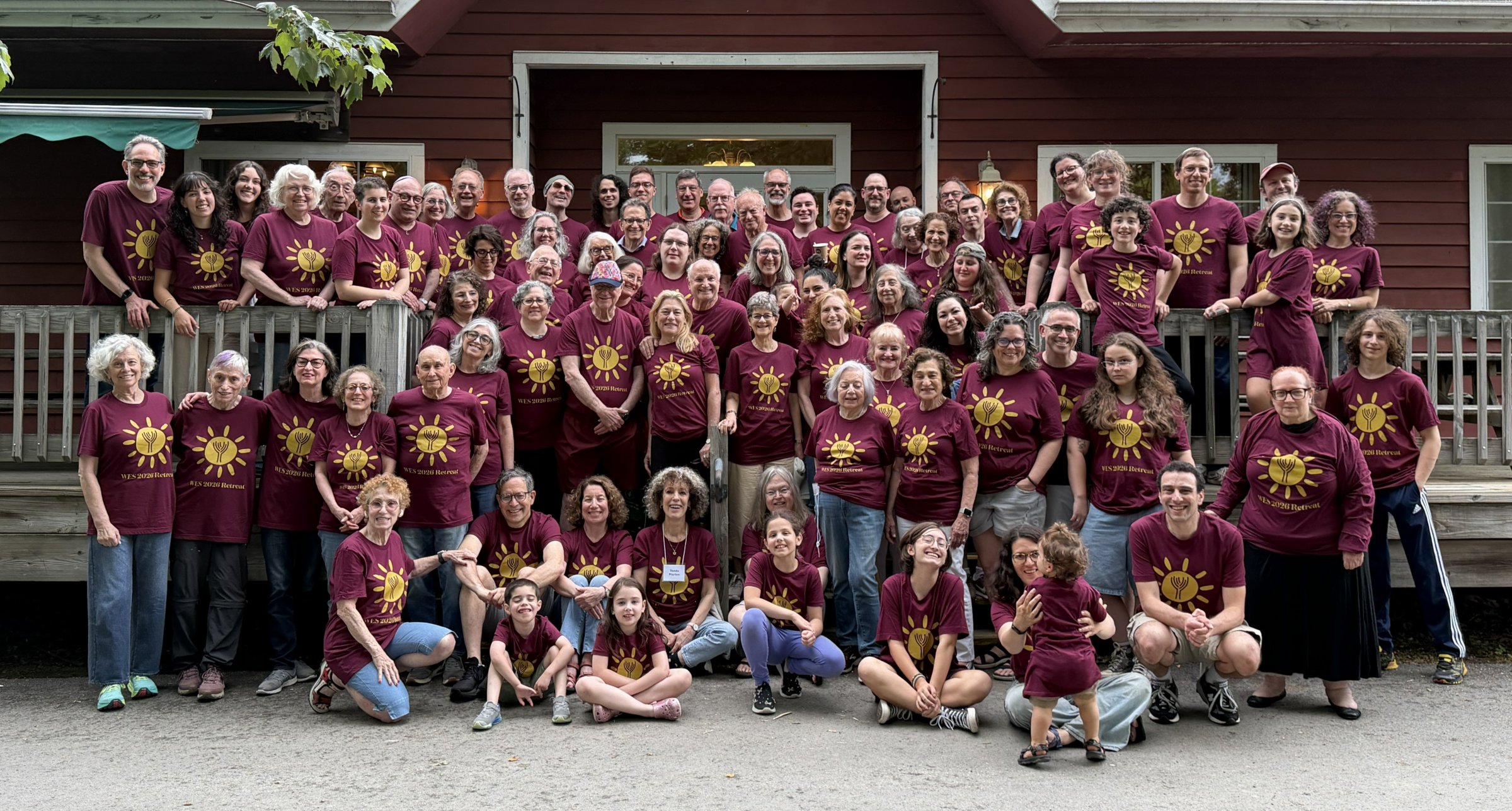 Congregants at retreat