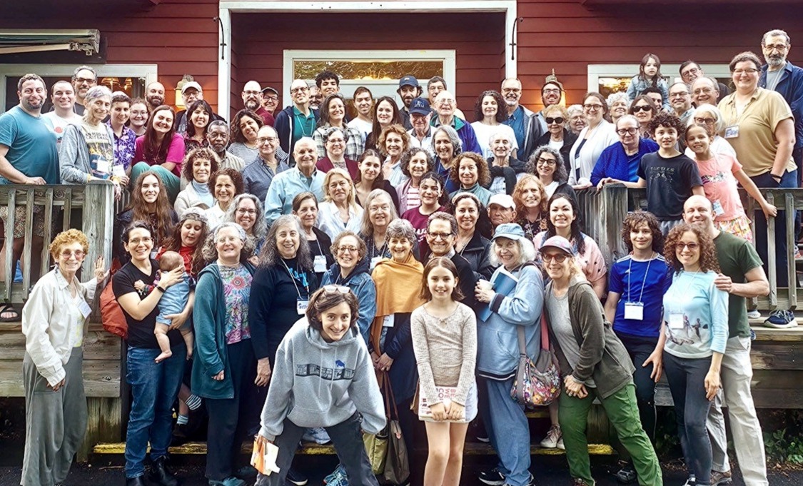 Congregants at retreat